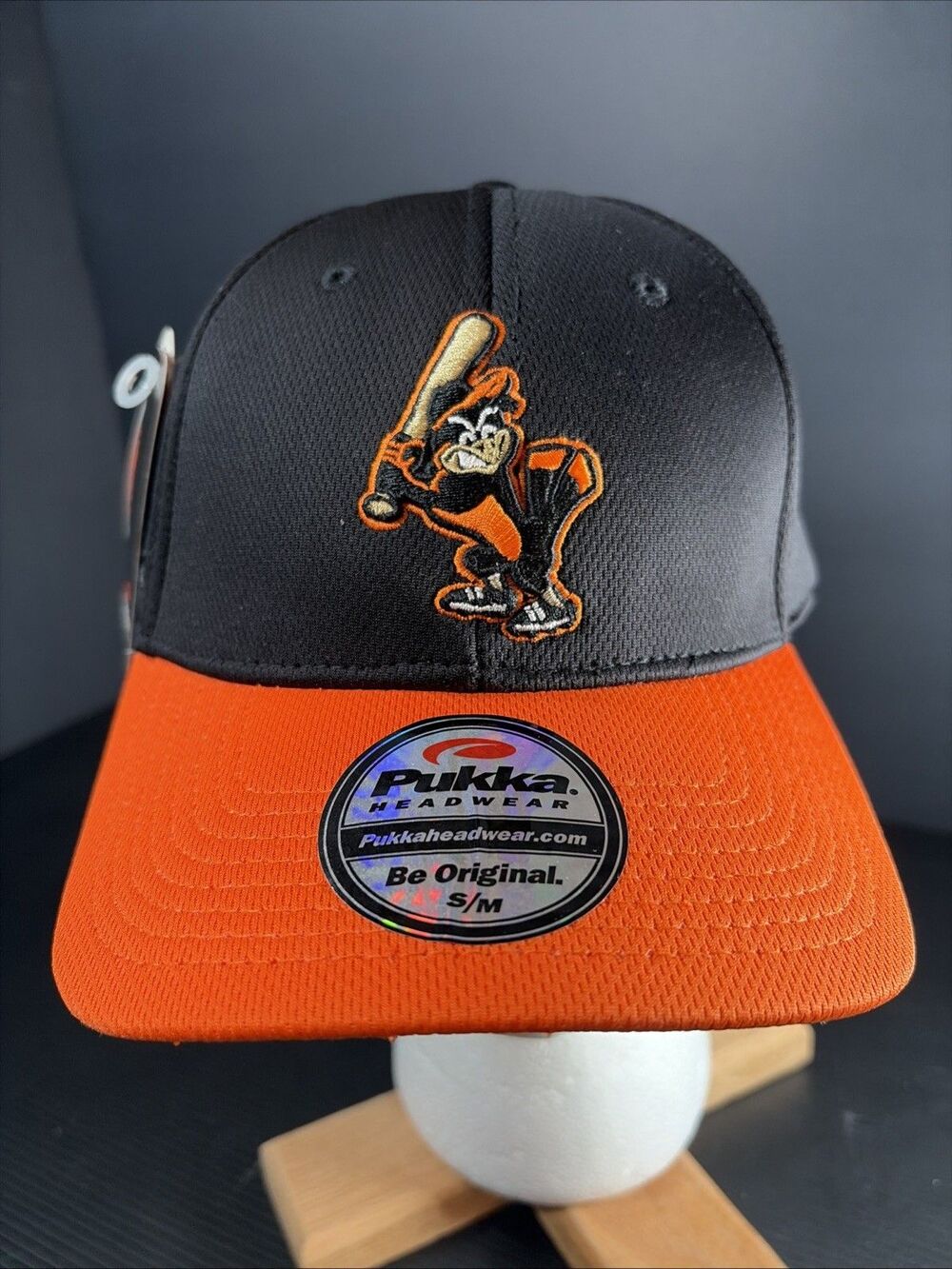 Baltimore Orioles Mens Pukka Fitted Hat Cap Sz S/M NEW MLB